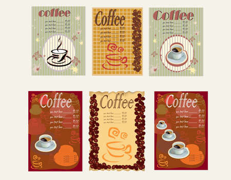 Tea , Coffee  menu  のイラスト素材