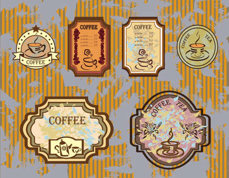 Menu for restaurant, cafe, bar, coffeehouseのイラスト素材