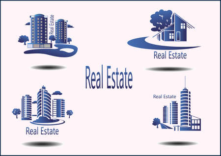Set of vector icons Real Estate のイラスト素材