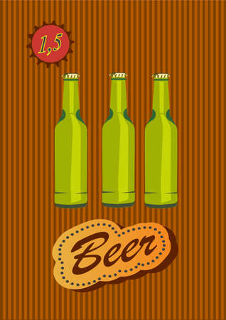 glass goblet with beer and foamのイラスト素材