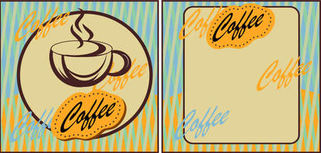 Vector banner with coffeeのイラスト素材