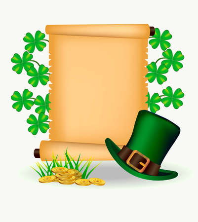St. Patrick s Day - vector greeting cardのイラスト素材