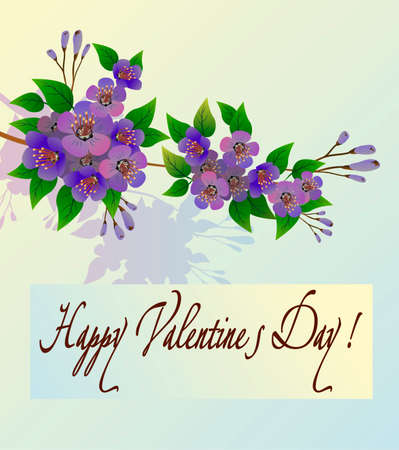 Valentines Day Party Poster Design. Template of invitation, flyer, poster or greeting card. Vector illustration EPS10のイラスト素材