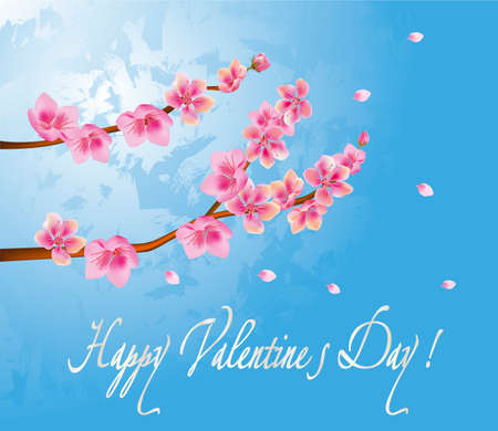 Valentines Day Party Poster Design. Template of invitation, falyer, poster or greeting card.のイラスト素材