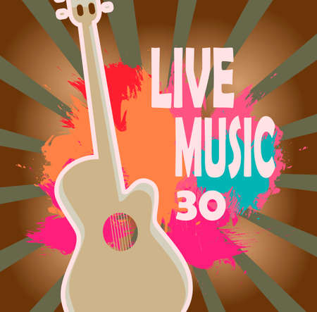 Vector poster for the festivalのイラスト素材