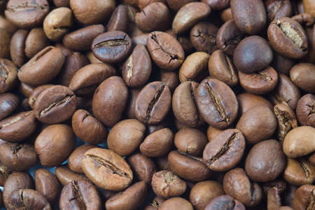 brown coffee, background texture, close-upの写真素材