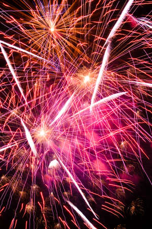 salute against the background of the skyの写真素材