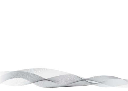 Abstract grey lines on a white background - vectorのイラスト素材