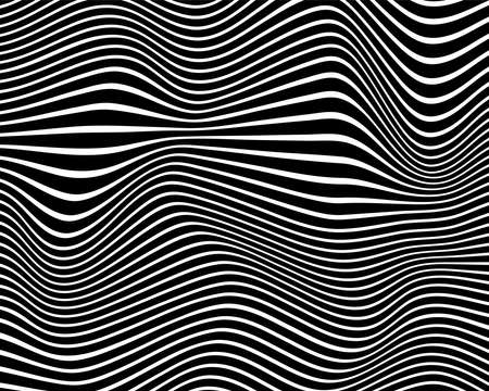Abstract background from black and white stripes - vector illustrationのイラスト素材