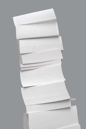 big tower from blank paper sticker の写真素材