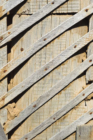 abstract wooden plank in a rowの写真素材