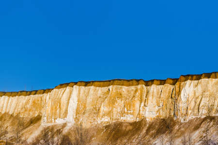 mountains view with blue skyの写真素材