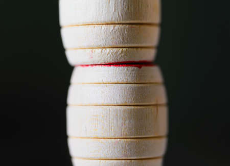 wood barrel of  lotto gameの写真素材