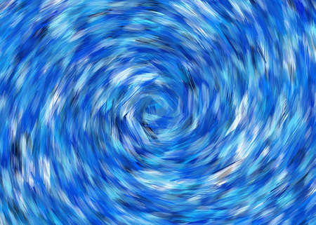 blue colored twirl motion curled lines backgrounds. water picture of oil color styleの写真素材