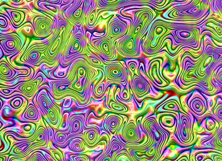 abstract colour drawing on a handmade glass backgroundsの写真素材
