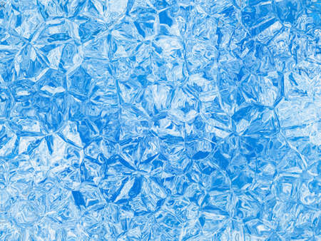 blue colored relief ice crystal backgroundsの写真素材