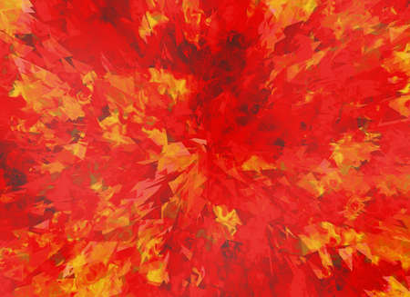 fire burst on black backgroundsの写真素材