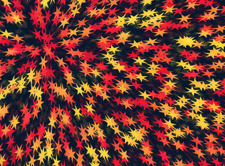 many multicolored stars backgroundsの写真素材