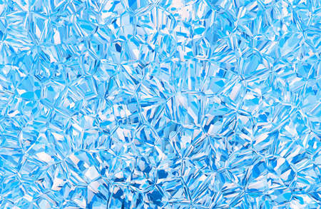 relief blue glass crystal backgroundの写真素材