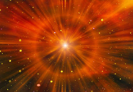 beauty space stars flash backgroundの写真素材