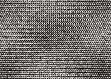 Weave seamless grayscale  textureの写真素材