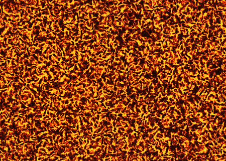 red fire background. Heat place after eruption volcanoの写真素材