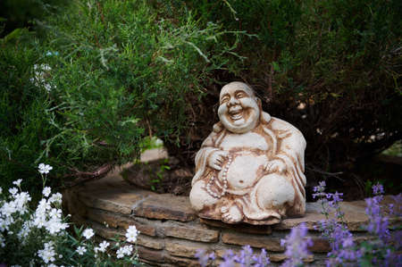 Modern landscape design, Elements of decor and decoration of the garden in an unrecognizable private estate. Landscapingの写真素材