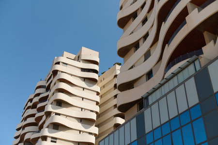Modern office buildings and business center. Growing up business. Architecture and contemporary...