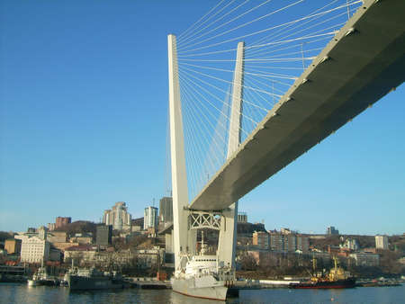 Golden bridgeの写真素材