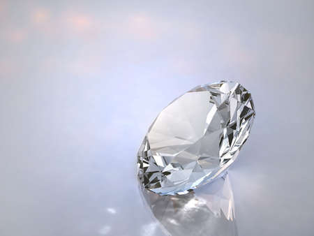 brilliant on a white backgroundの写真素材