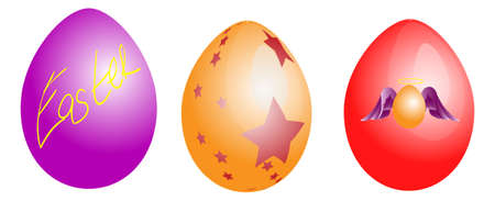 easter eggsのイラスト素材