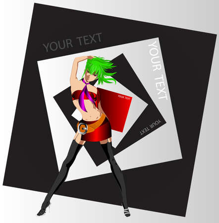  Template flyer for partyのイラスト素材