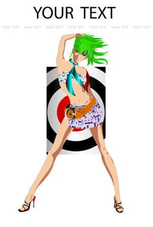  Template flyer for partyのイラスト素材