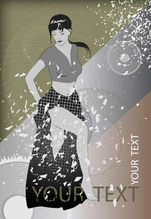  Template flyer for partyのイラスト素材