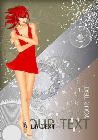  Template flyer for partyのイラスト素材