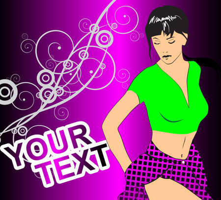  Template flyer for partyのイラスト素材