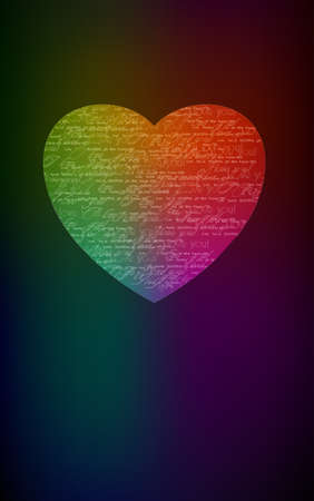 Valentine's Day type textのイラスト素材