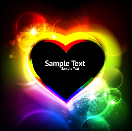 Abstract background with hearts. のイラスト素材