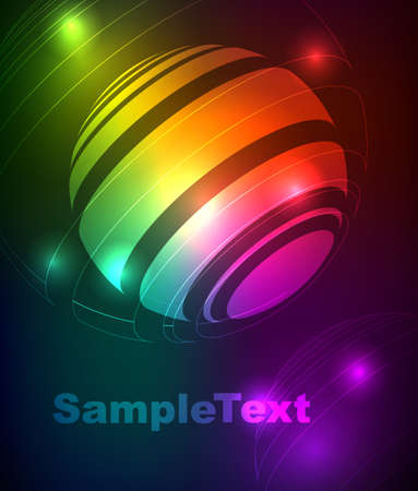 Glowing abstract background のイラスト素材