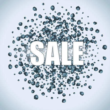 SALE from the crumbling stones. Great for advertising posters and internet marketing.のイラスト素材