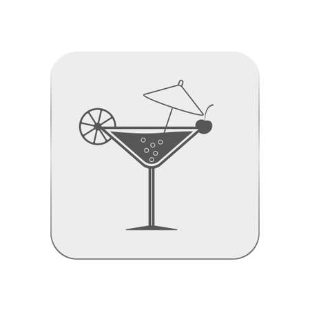 Cocktail Iconのイラスト素材