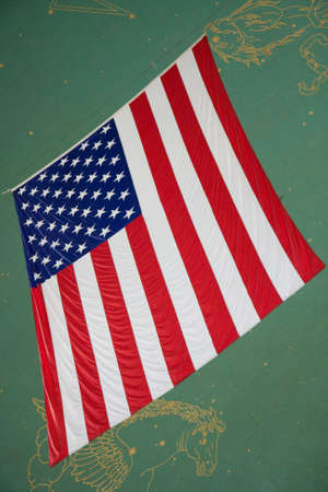 Stars and Stripes in Grand Central Stationの写真素材