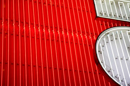 Detail of a neon sign in Japanの写真素材