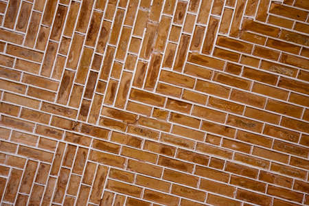 Regular patterns in brickworkの写真素材