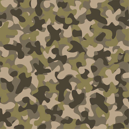 Abstract camouflage vector pattern with spots.のイラスト素材
