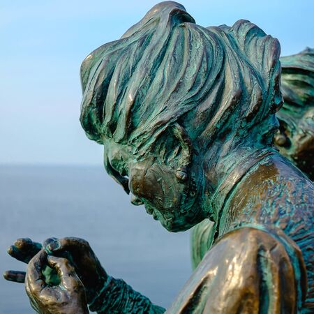 Dressmaker Girls of Trieste monumentの写真素材