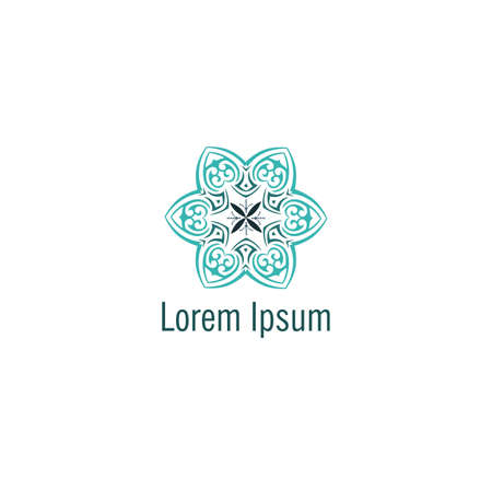 Beautiful Abstract Logo for Boutique, Flower Shop, Business Templateのイラスト素材