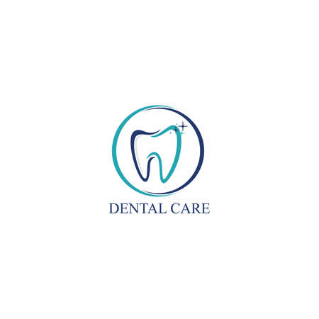 Dental Care Icon Logo Vector Design Templateのイラスト素材