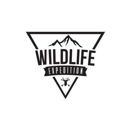 Wilderness Expedition Template Vector Designのイラスト素材