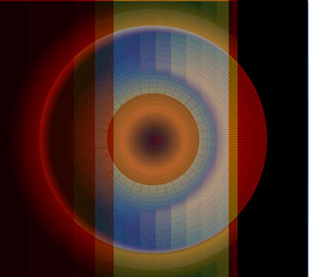 Circular eye colorの写真素材
